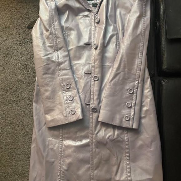 Danier Lilac Knee length Coat - Picture 3 of 4